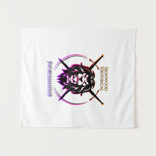 Vaporwellenbanner Wandteppich (Vorderseite (Horizontal))