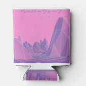 Vaporwellgebirge rosa dosenkühler (Rückseite)