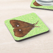 Vapourer Moth Cork Untersetzer (Linke Seite)