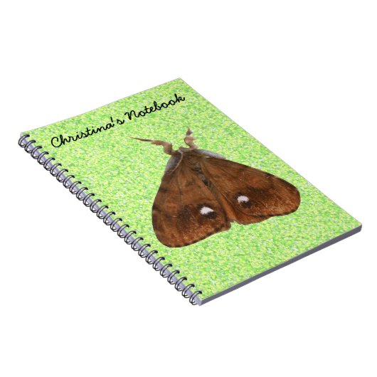 Vapourer Moth Customizable Notebook Notizblock (Rechte Seite)