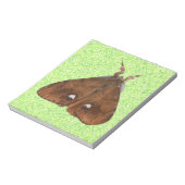 Vapourer Moth Notepad Notizblock (Rotiert)