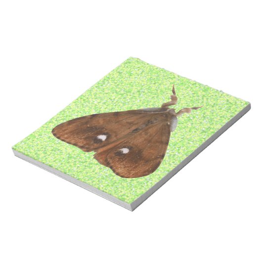 Vapourer Moth Notepad Notizblock (Rotiert)