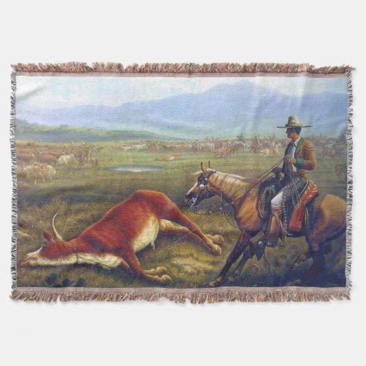 Vaquero C 1830 Der alte Westen Der Cowboy Decke (Vorderseite)