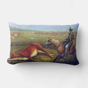 Vaquero C 1830 Der Wilde Westen Der Cowboy Lendenkissen