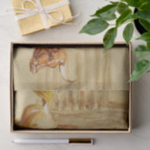 Vaquero und Steer von Edward Borein Seidenpapier (Geschenk)