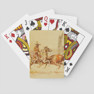 Vaquero und Stier von Edward Borein Spielkarten