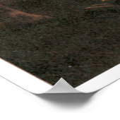 Vaqueros Roping Pferde in einer Corral, 1877 Poster (Ecke)