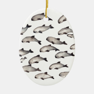 vaquita 30 Tümmlerdelphin Keramik Ornament