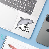 Vaquita gerettet aufkleber (Laptop mit iPhone)