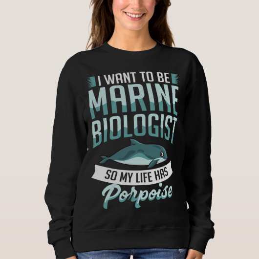 Vaquita Porpoise Dolphin Marine Biologist Sweatshirt (Vorderseite)