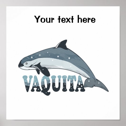 Vaquita Porpoise Poster (Vorne)