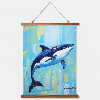 Vaquita Wall Art – Endangered Marine Porpoise Wandteppich Mit Holzrahmen