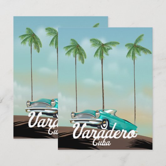 Varadero Cuba Reiseposter (Vorne/Hinten)
