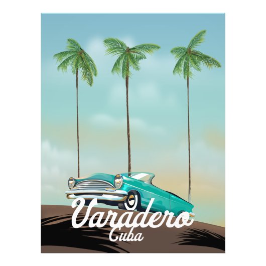 Varadero Cuba Reiseposter Fotodruck (Vorne)