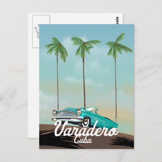 Varadero Cuba Reiseposter Postkarte (Vorne/Hinten)