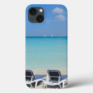 Varadero, Kuba. Sand und Strandliegen Case-Mate iPhone Hülle