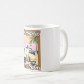 Varadero Kuba Vintage Rollerposter Kaffeetasse (VorderseiteRechts)
