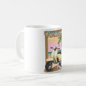 Varadero Kuba Vintage Rollerposter Kaffeetasse (Vorderseite Links)