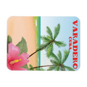 Varadero kubanisches Strandposter Magnet (Horizontal)