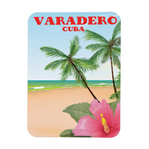 Varadero kubanisches Strandposter Magnet