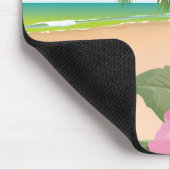 Varadero kubanisches Strandposter Mousepad (Ecke)