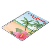 Varadero kubanisches Strandposter Notizblock (Linke Seite)