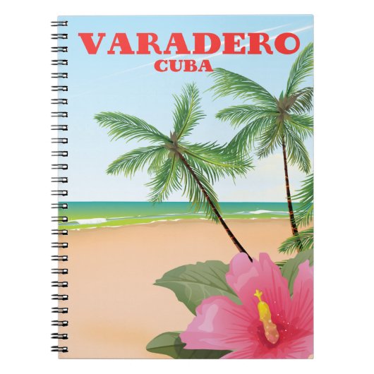 Varadero kubanisches Strandposter Notizblock (Vorderseite)