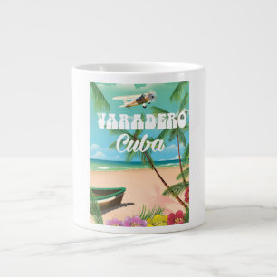 Varadero kubanisches Strandurlaub-Plakat Jumbo-Tasse