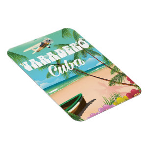 Varadero kubanisches Strandurlaub-Poster Magnet