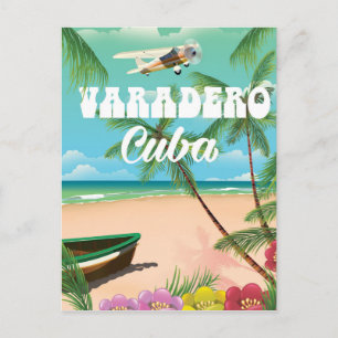 Varadero kubanisches Strandurlaubs-Plakat Postkarte