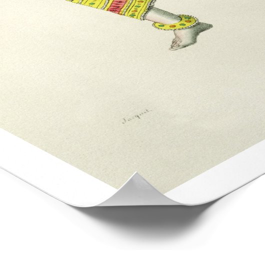 Varaha, graviert von de Marlet (Farbe litho) Poster (Ecke)