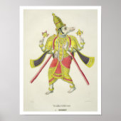 Varaha, graviert von de Marlet (Farbe litho) Poster (Vorne)