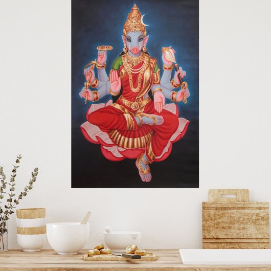 Varahi Devi Poster (Küche)