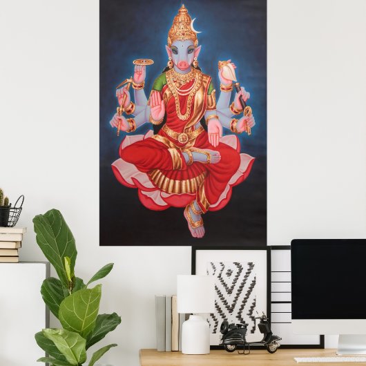 Varahi Devi Poster (Heimbüro)