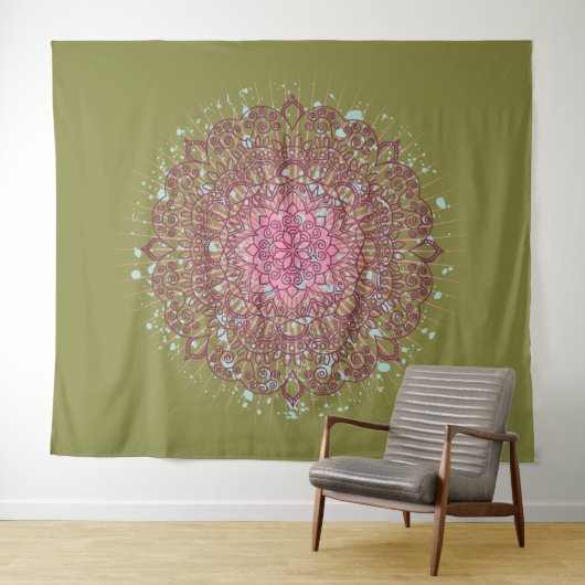 Varanasi II - Tapestry Wandteppich (Beispiel (Horizontal))