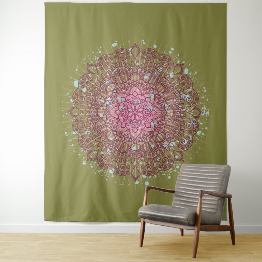 Varanasi II - Tapestry Wandteppich (Beispiel)