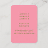 Varanasi II - Visitenkarte (Rückseite)