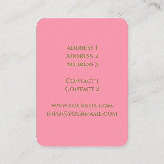 Varanasi II - Visitenkarte (Rückseite)