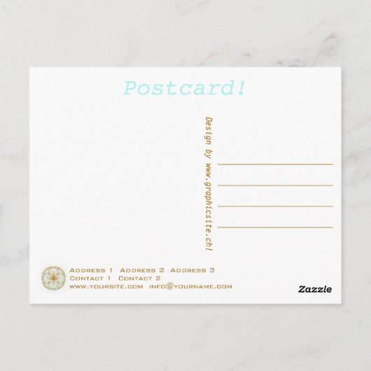 Varanasi - Postkarte (Rückseite)