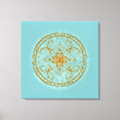 Varanasi - überzogene Canvas Leinwanddruck (Vorderseite)