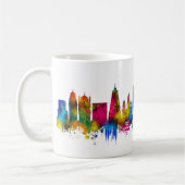 Varanasi Uttar Pradesh Skyline Kaffeetasse (Links)
