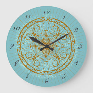 Varanasi - Wall Clock Große Wanduhr