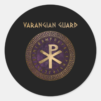 Varangian Guard Byzantinisches Reich Runder Aufkleber