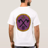 Varangian Schutz-Byzantiner färbt Siegel-Shirt T-Shirt (Rückseite)