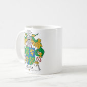 Varela Familienwappen Kaffeetasse (Vorderseite Links)
