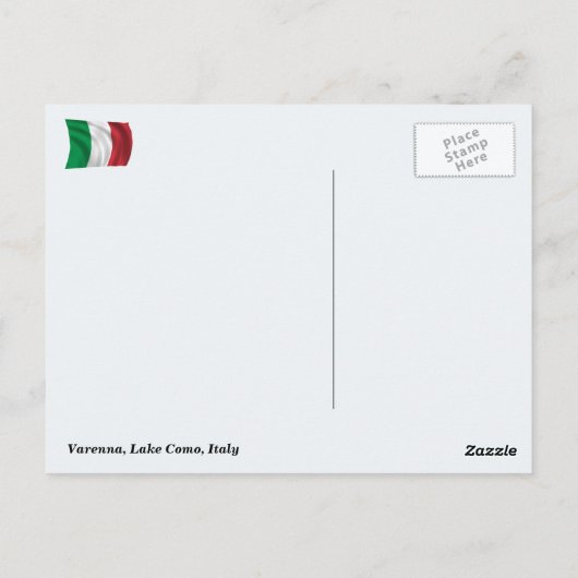 Varenna, Comer See, Italien Postkarte (Rückseite)