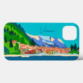 Varenna Como Italien Illustration Case-Mate iPhone Hülle (Rückseite (Horizontal))