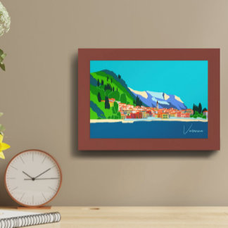 Varenna Como Italien Landschaftsbild Poster