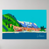 Varenna Como Italien Landschaftsbild Poster (Vorne)