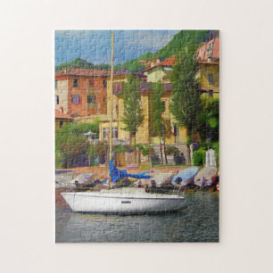Varenna, Italien am Comer See Puzzle